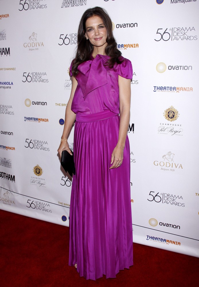Katie Holmes;<br>56th Annual Drama Desk Awards - Arrivals