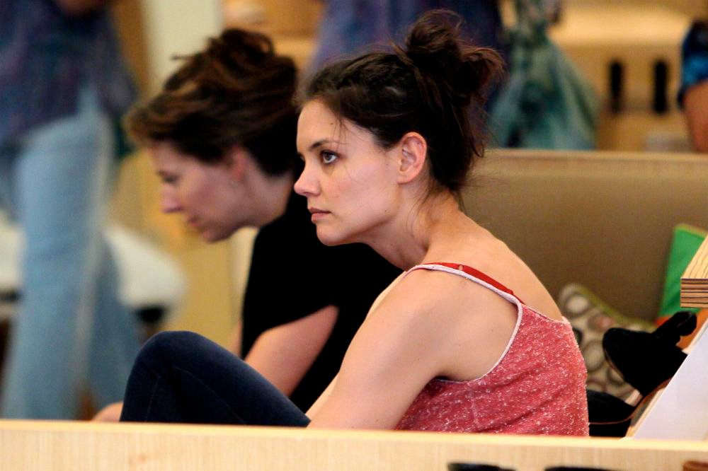 Katie Holmes;<br>Katie Holmes Seen Shopping in The Shoe Department of Barneys of New York
