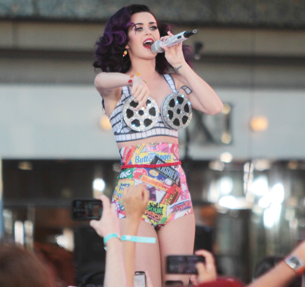 Katy Perry;<br>Katy Perry Performing Live on Hollywood Blvd Before The Premiere of Katy Perry: Part of Me