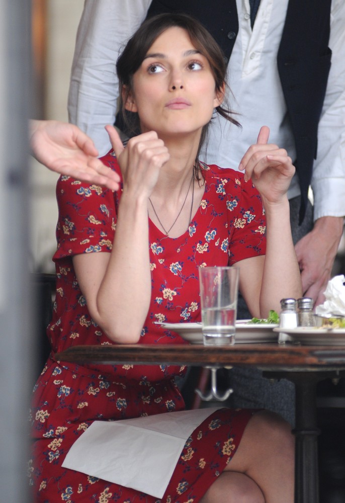 Keira Knightley;<br>Can a Song Save Your Life? Filming on Location