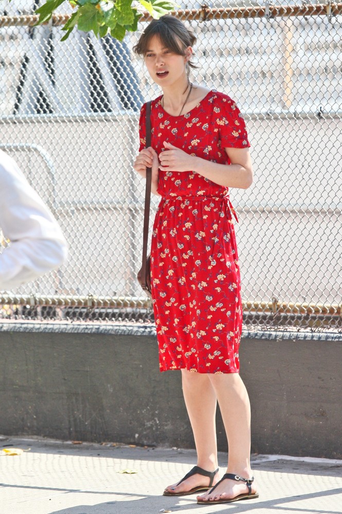 Keira Knightley;<br>Can a Song Save Your Life? Filming on Location