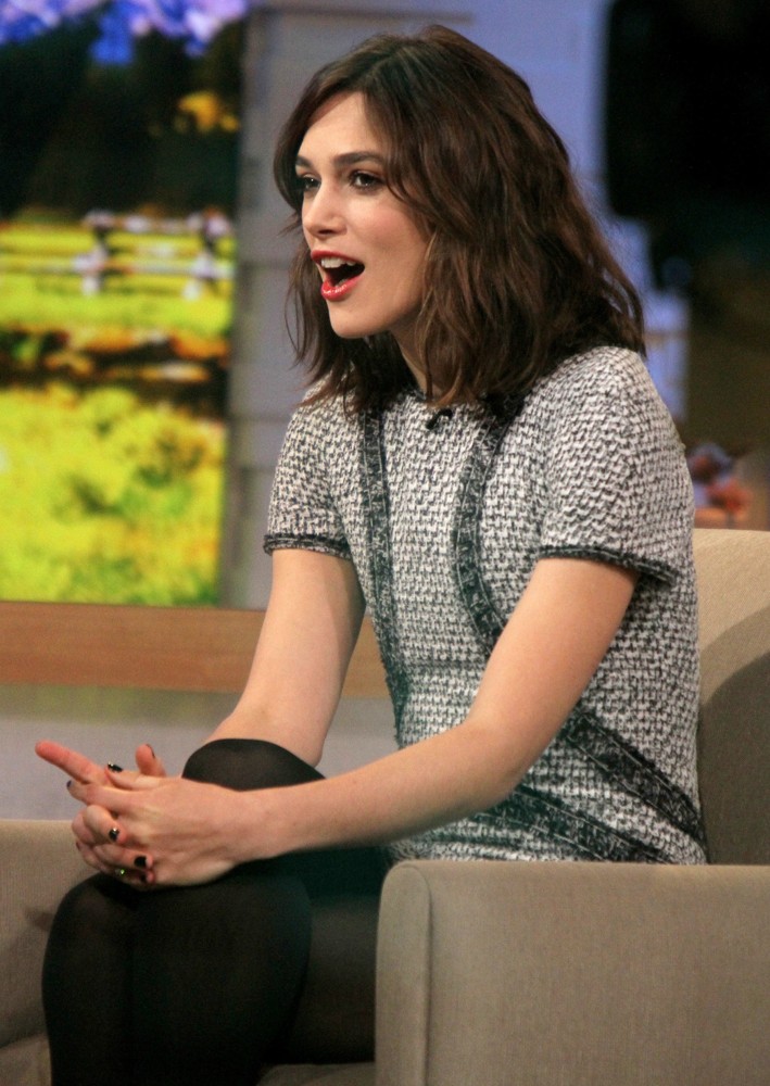 Keira Knightley;<br>Keira Knightley Appears on ABC's Good Morning America