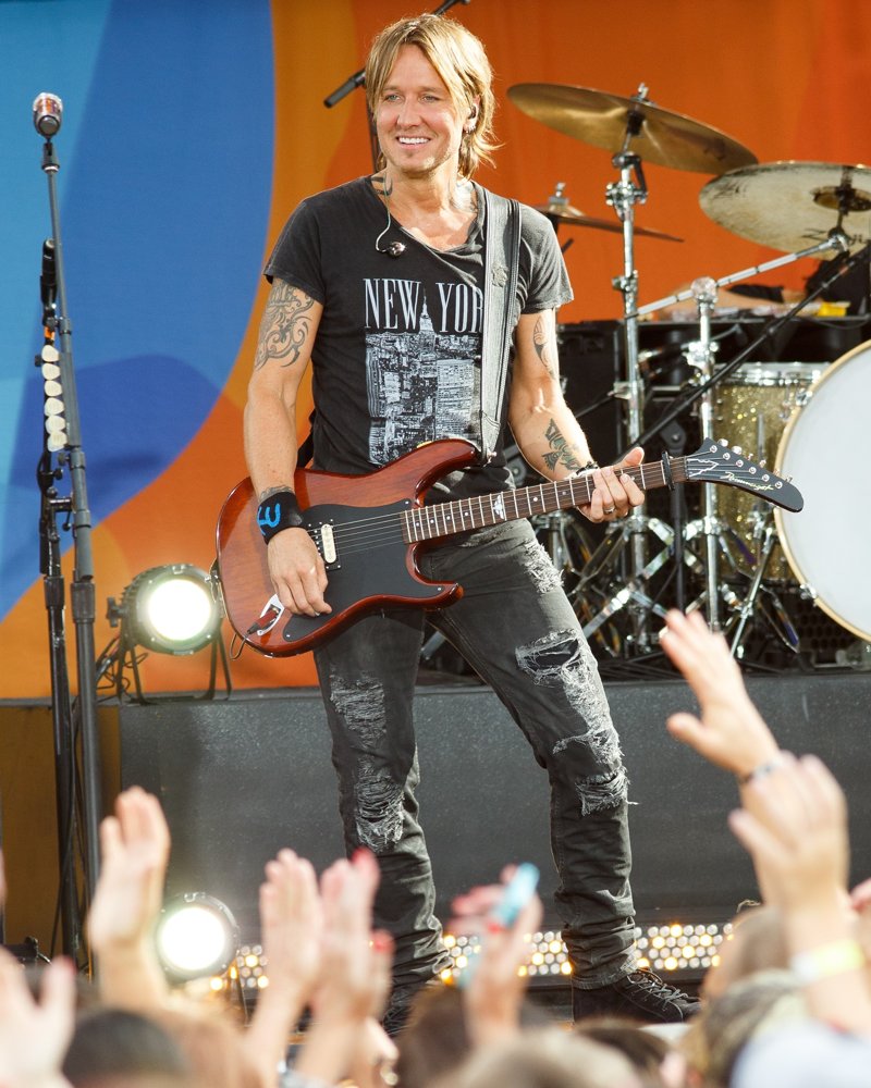 Keith Urban;<br>Keith Urban Performs on ABC's Good Morning America Summer Concert Series
