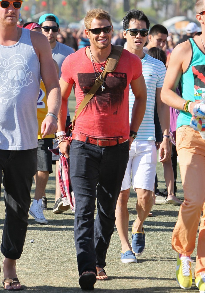 Kellan Lutz;<br>Celebrities at The 2012 Coachella Valley Music and Arts Festival - Day 2