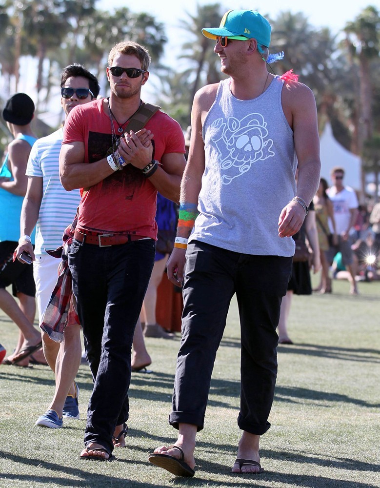 Kellan Lutz;<br>Celebrities at The 2012 Coachella Valley Music and Arts Festival - Day 2