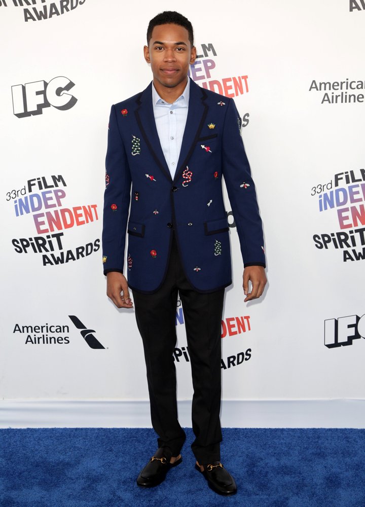 Kelvin Harrison Jr.;<br>2018 Film Independent Spirit Awards - Arrivals