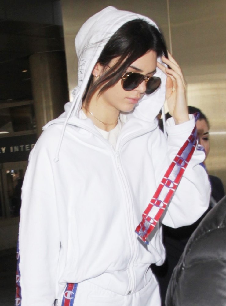 Kendall Jenner at Los Angeles International Airport