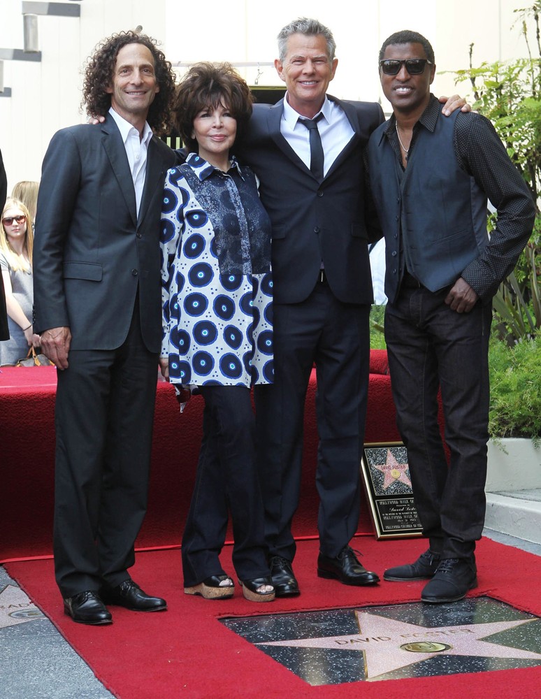 Kenny G;Carole Bayer Sager;David Foster;Babyface;<br>David Foster Honored with Star on The Hollywood Walk of Fame