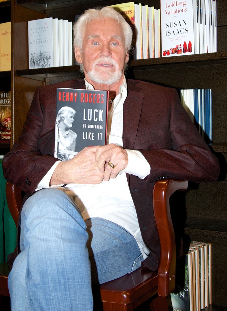 Kenny Rogers;<br>Kenny Rogers Promotes His Book Luck or Something Like It