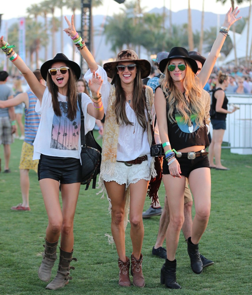 Miranda Kerr;Alessandra Ambrosio;Candice Swanepoel;<br>The 2013 Coachella Valley Music and Arts Festival - Week 1 Day 1