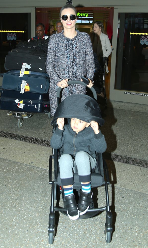 Miranda Kerr Arrive at LAX