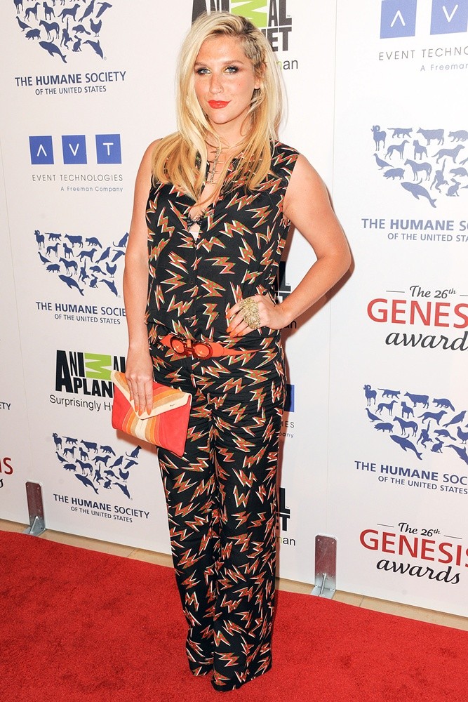 Ke$ha;<br>The Humane Society of The United States Celebrates The 26th Annual Genesis Awards