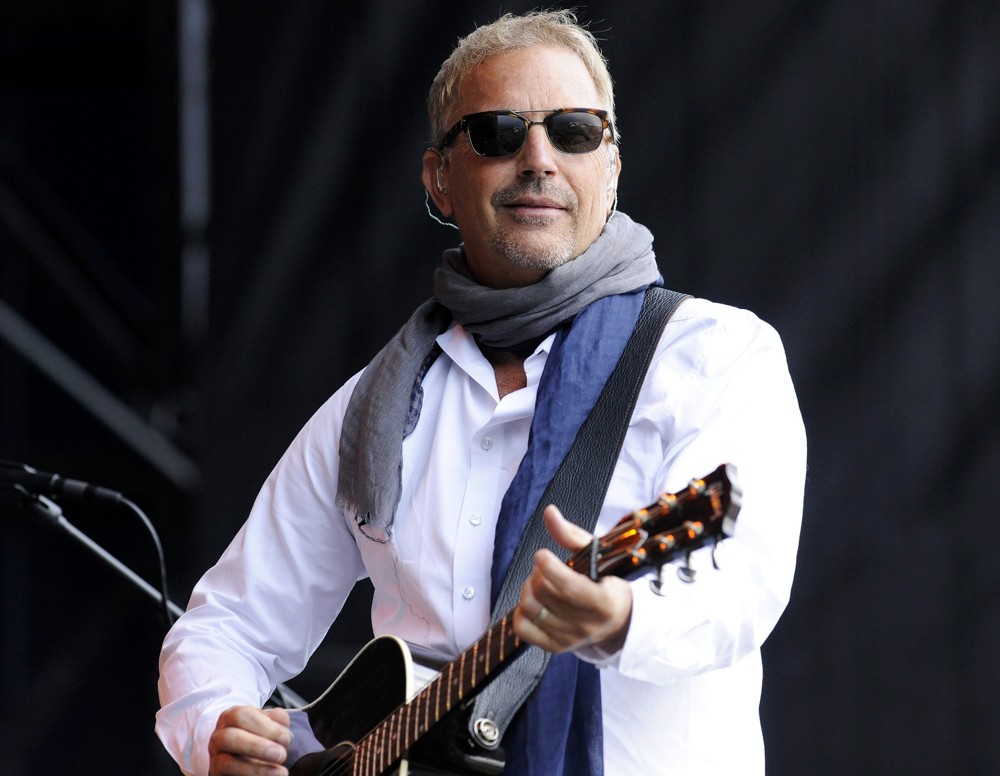 Kevin Costner in The 1st Annual Boots and Hearts Music Festival.