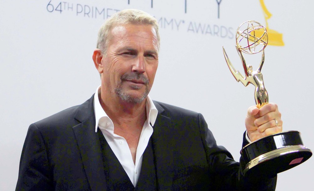 Kevin Costner;<br>64th Annual Primetime Emmy Awards - Press Room
