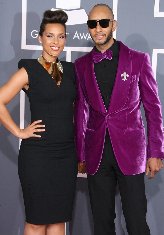 Alicia Keys;Swizz Beatz;<br>54th Annual GRAMMY Awards - Arrivals