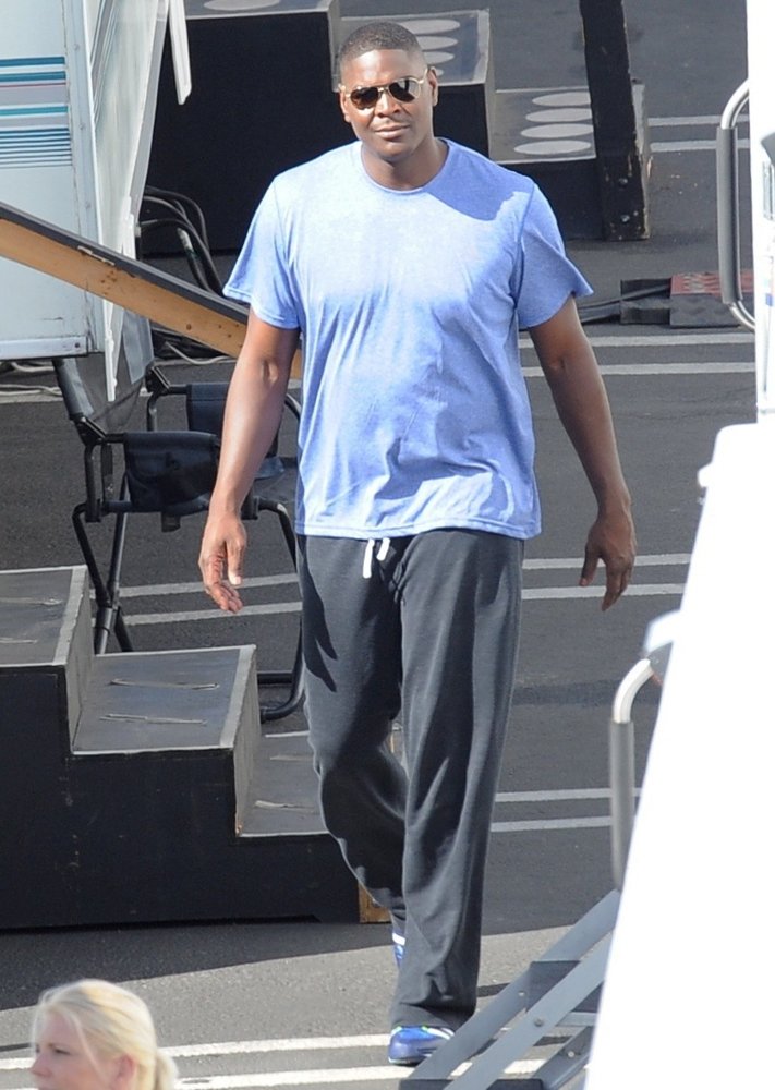 Keyshawn Johnson;<br>Celebrities Getting Ready for The Day of Dancing with The Stars