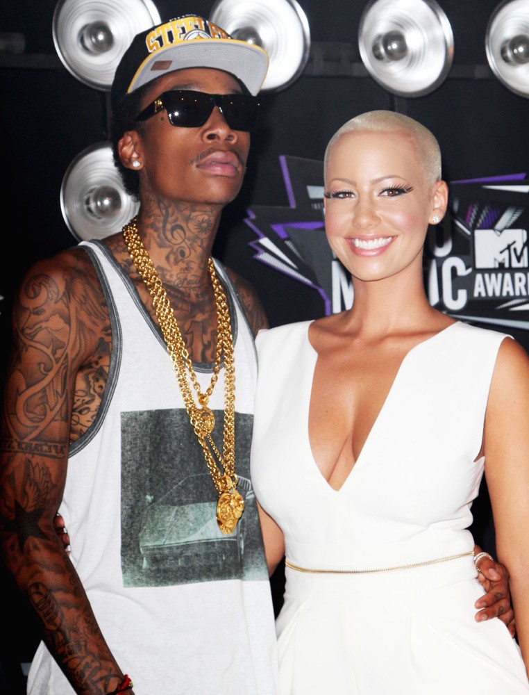 Wiz Khalifa;Amber Rose;<br>2011 MTV Video Music Awards - Arrivals