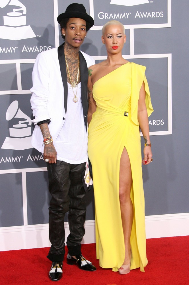 Wiz Khalifa;Amber Rose;<br>54th Annual GRAMMY Awards - Arrivals