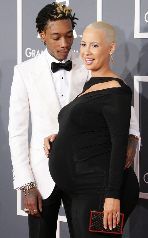 Wiz Khalifa;Amber Rose;<br>55th Annual GRAMMY Awards - Arrivals