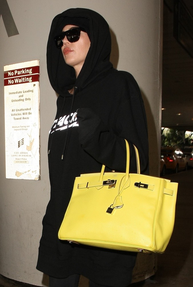 Khloe Kardashian at Los Angeles International Airport
