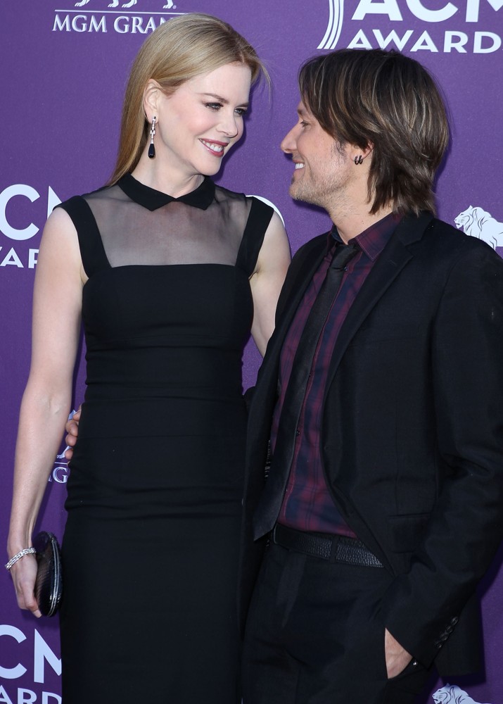 Nicole Kidman;Keith Urban;<br>2012 ACM Awards - Arrivals
