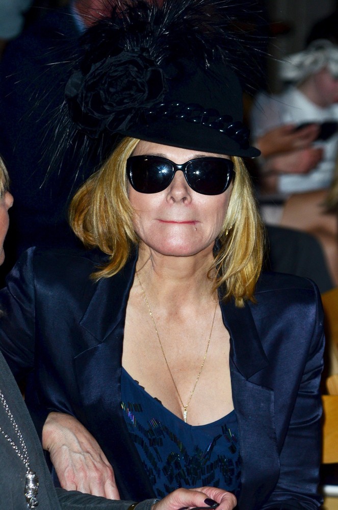 Kim Cattrall;<br>London Fashion Week Spring-Summer 2013 - Philip Treacy - Front Row