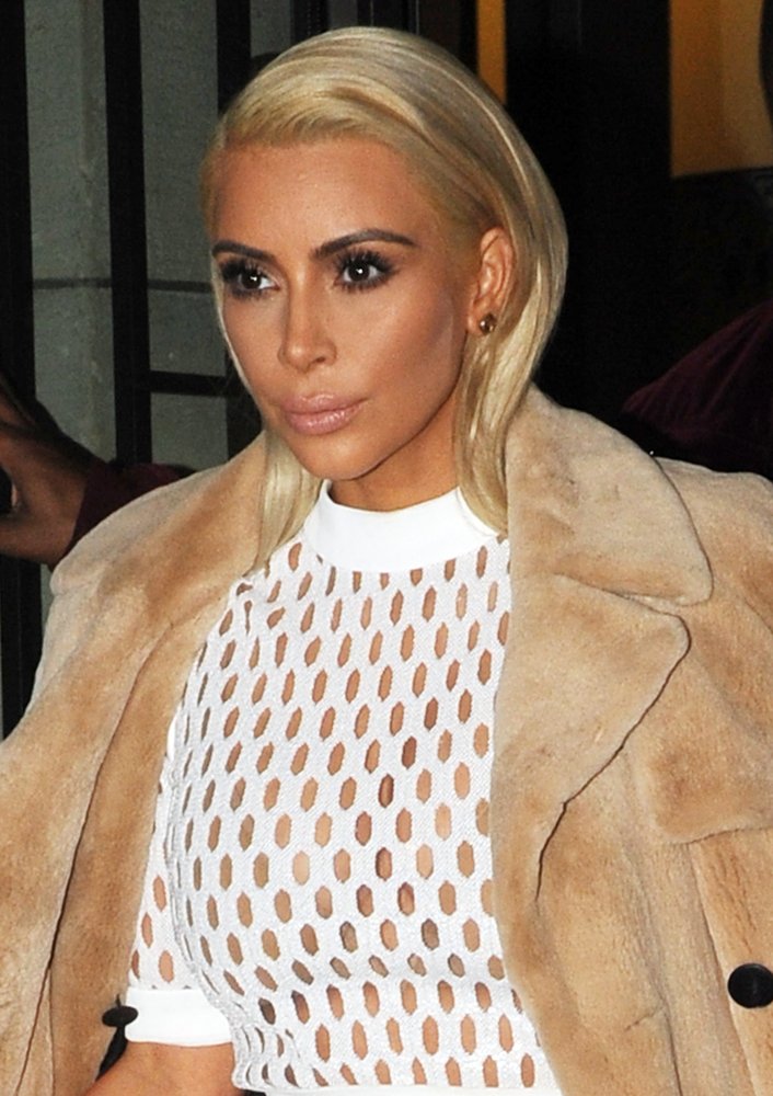 Kim Kardashian;<br>Kim Kardashian Heading for The Balenciaga Fashion Show