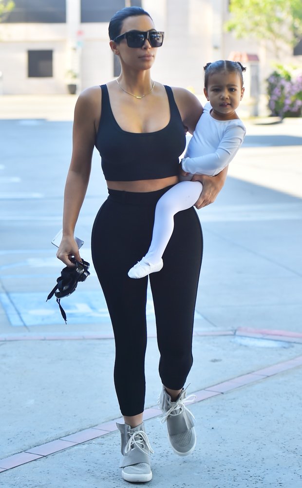Kim Kardashian;North West;<br>Kim Kardashian Is Back to Black Hair