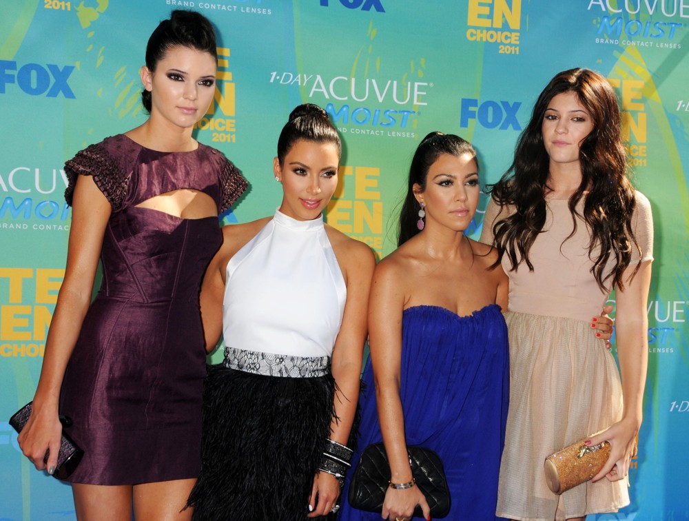 Kendall Jenner;Kim Kardashian;Kourtney Kardashian;Kylie Jenner;<br>2011 Teen Choice Awards