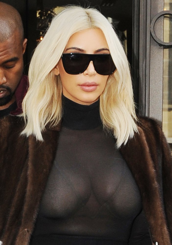 Kim Kardashian;<br>Kim Kardashian Leaves Hotel in Paris