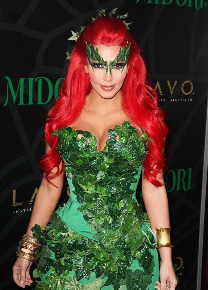 Kim Kardashian;<br>Kim Kardashian Hosts The Midori Melon Green Halloween Party
