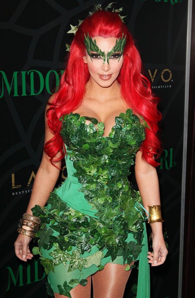 Kim Kardashian;<br>Kim Kardashian Hosts The Midori Melon Green Halloween Party