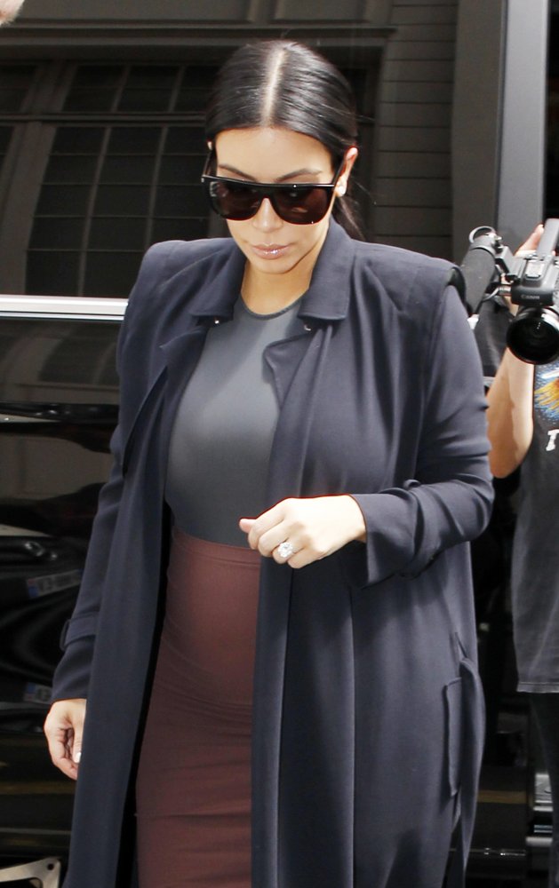Kim Kardashian;<br>Kim Kardashian Out and About in Paris