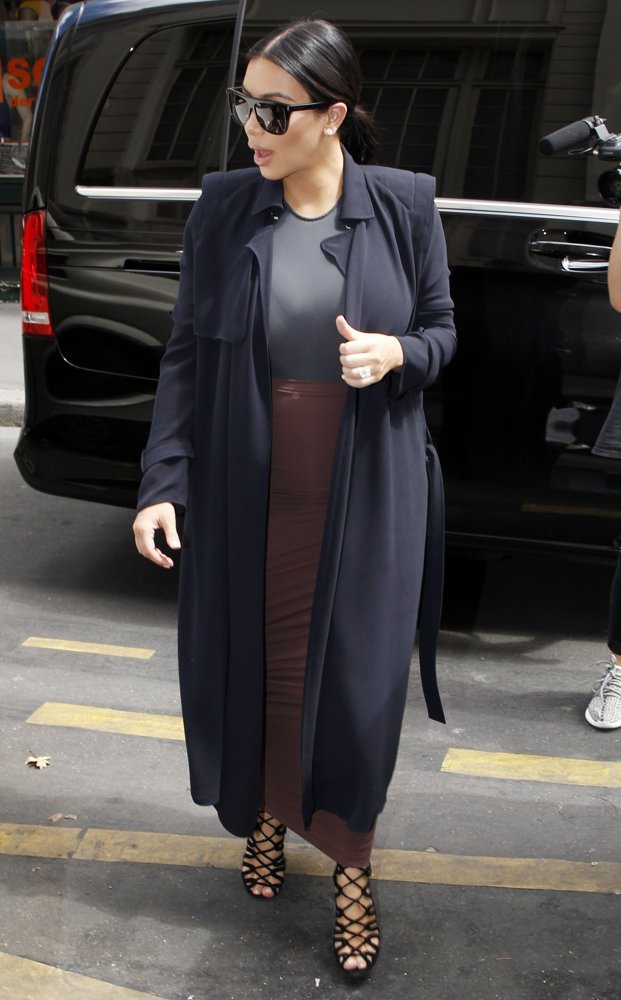 Kim Kardashian;<br>Kim Kardashian Out and About in Paris