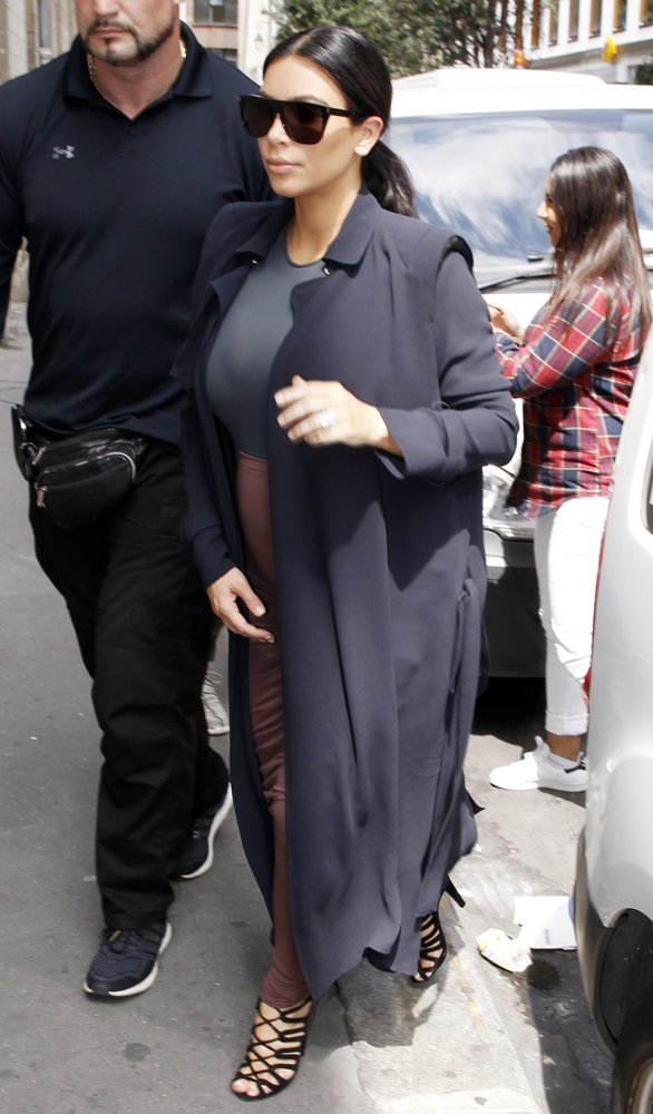 Kim Kardashian;<br>Kim Kardashian Out and About in Paris