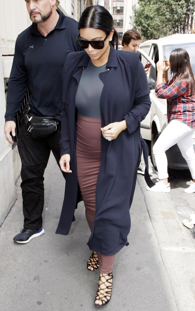 Kim Kardashian;<br>Kim Kardashian Out and About in Paris