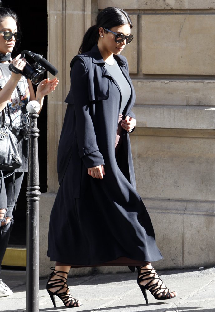 Kim Kardashian;<br>Kim Kardashian Out and About in Paris