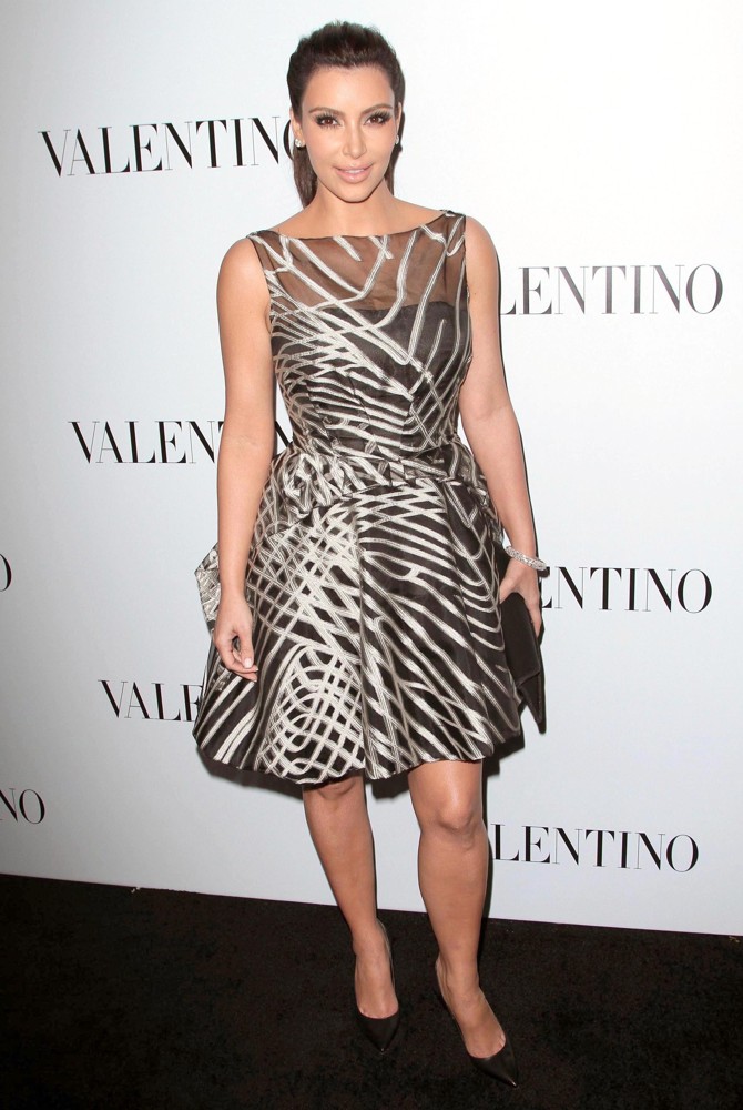 Kim Kardashian;<br>The Valentino Rodeo Drive Flagship Store Opening - Arrivals