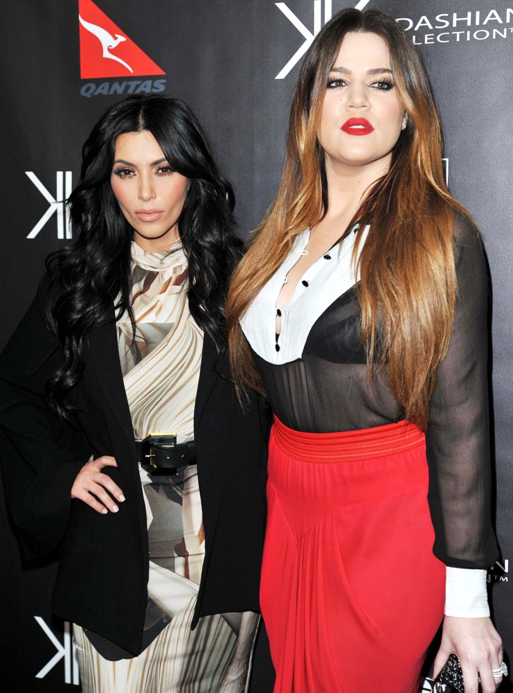 Kim Kardashian;Khloe Kardashian;<br>Kardashian Kollection Handbag Launch at Hugo's