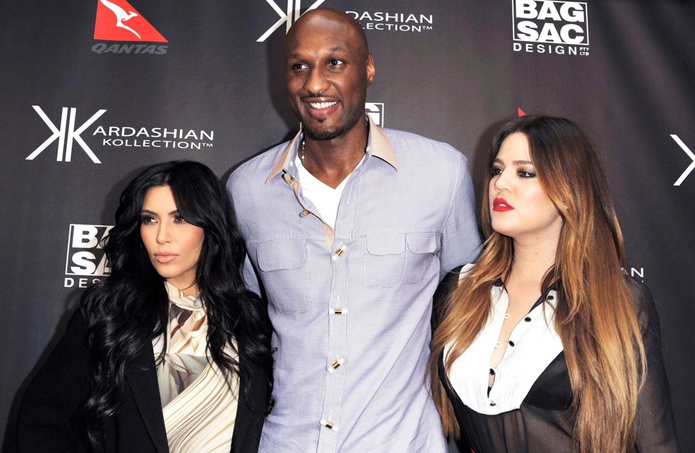 Kim Kardashian;Lamar Odom;Khloe Kardashian;<br>Kardashian Kollection Handbag Launch at Hugo's