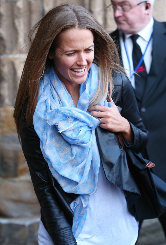 Kim Sears;<br>Andy Murray and Kim Sears Leave Dunblane Cathedral After The Rehearsal Prior to Their Wedding