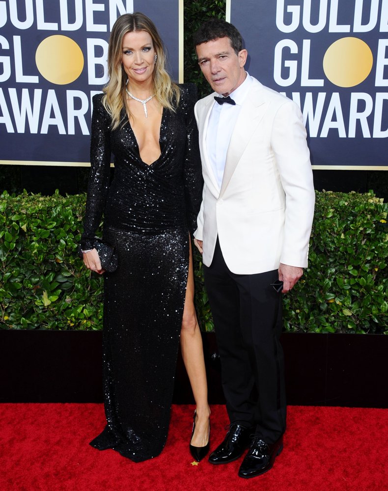 Nicole Kimpel, Antonio Banderas<br>77th Annual Golden Globes - Arrivals