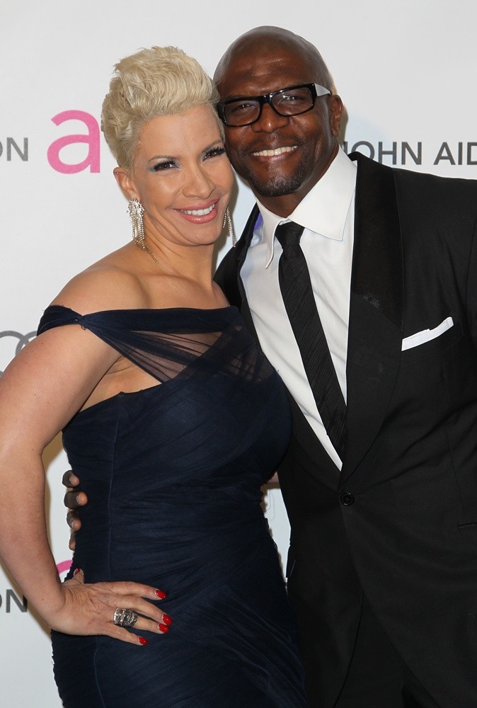 Rebecca King;Terry Crews;<br>21st Annual Elton John AIDS Foundation's Oscar Viewing Party