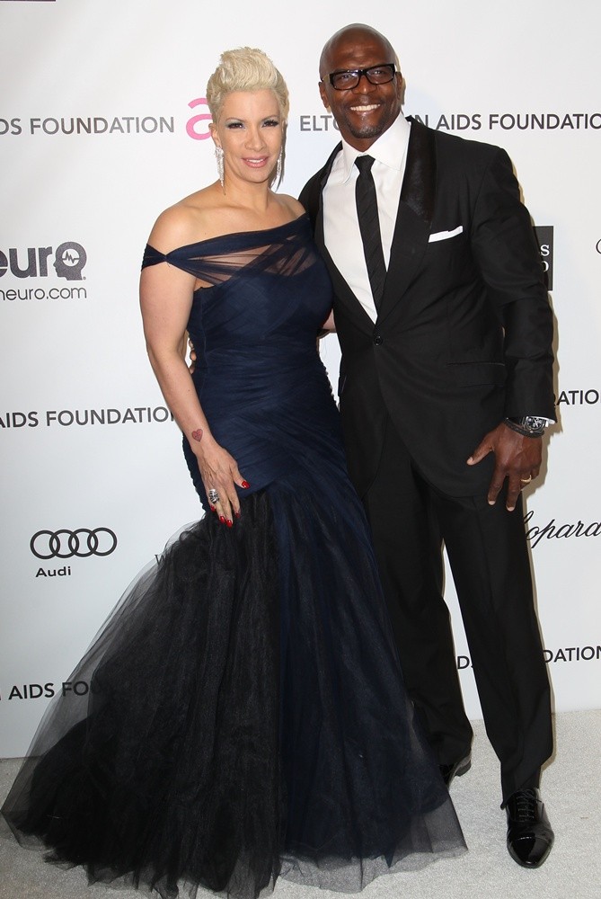 Rebecca King;Terry Crews;<br>21st Annual Elton John AIDS Foundation's Oscar Viewing Party
