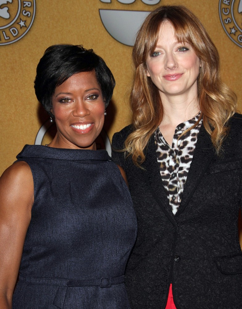 Regina King;Judy Greer;<br>The 18th Annual Screen Actors Guild Awards Nominations Announcement