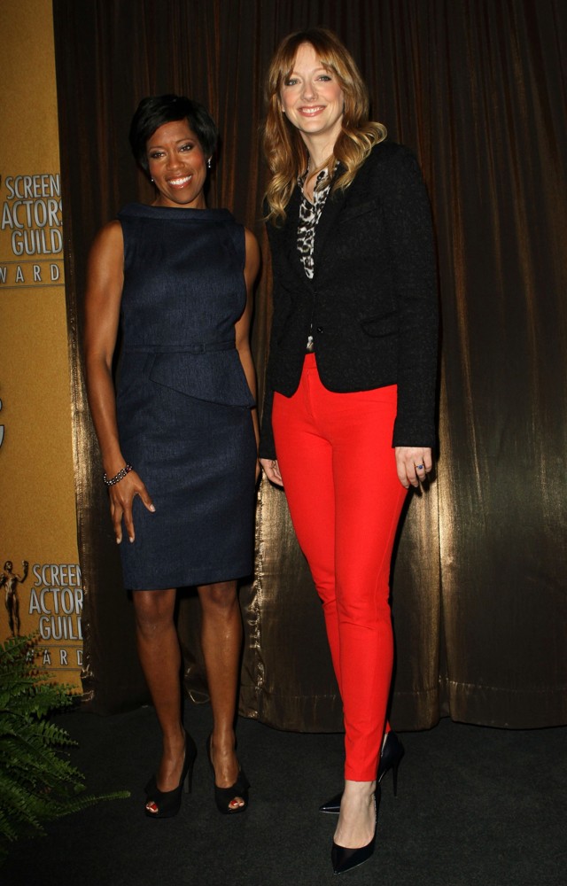 Regina King;Judy Greer;<br>The 18th Annual Screen Actors Guild Awards Nominations Announcement
