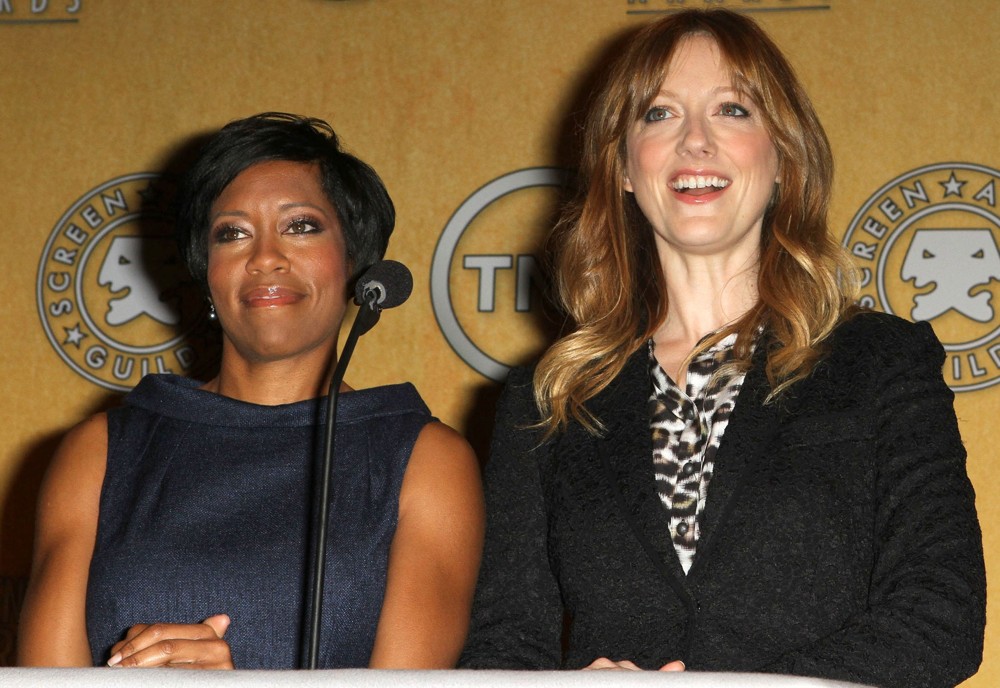 Regina King;Judy Greer;<br>The 18th Annual Screen Actors Guild Awards Nominations Announcement