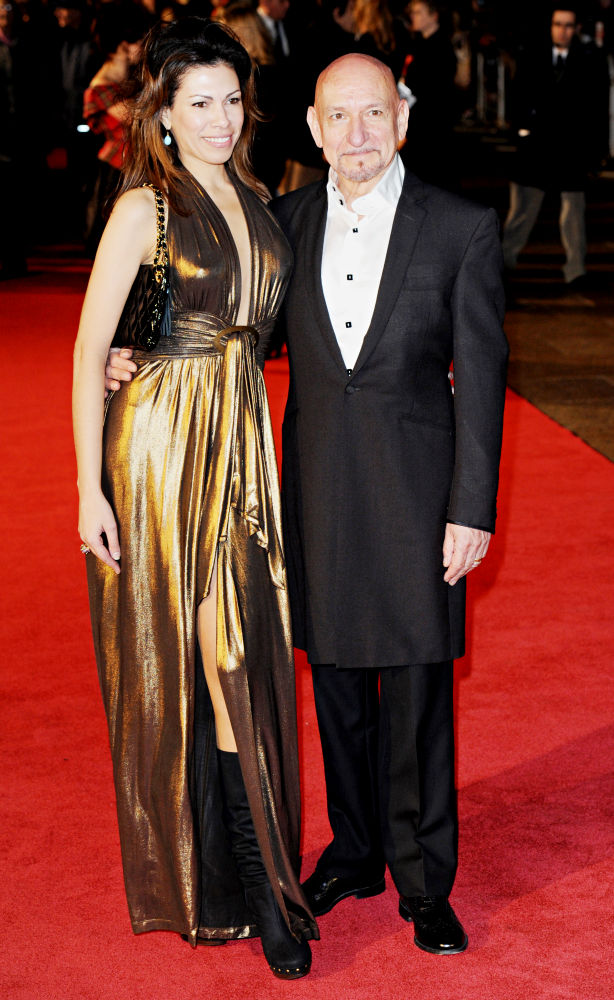 Daniela Lavender;Ben Kingsley;<br>The BFI London Film Festival: 'The King's Speech' - UK Film Premiere - Arrivals