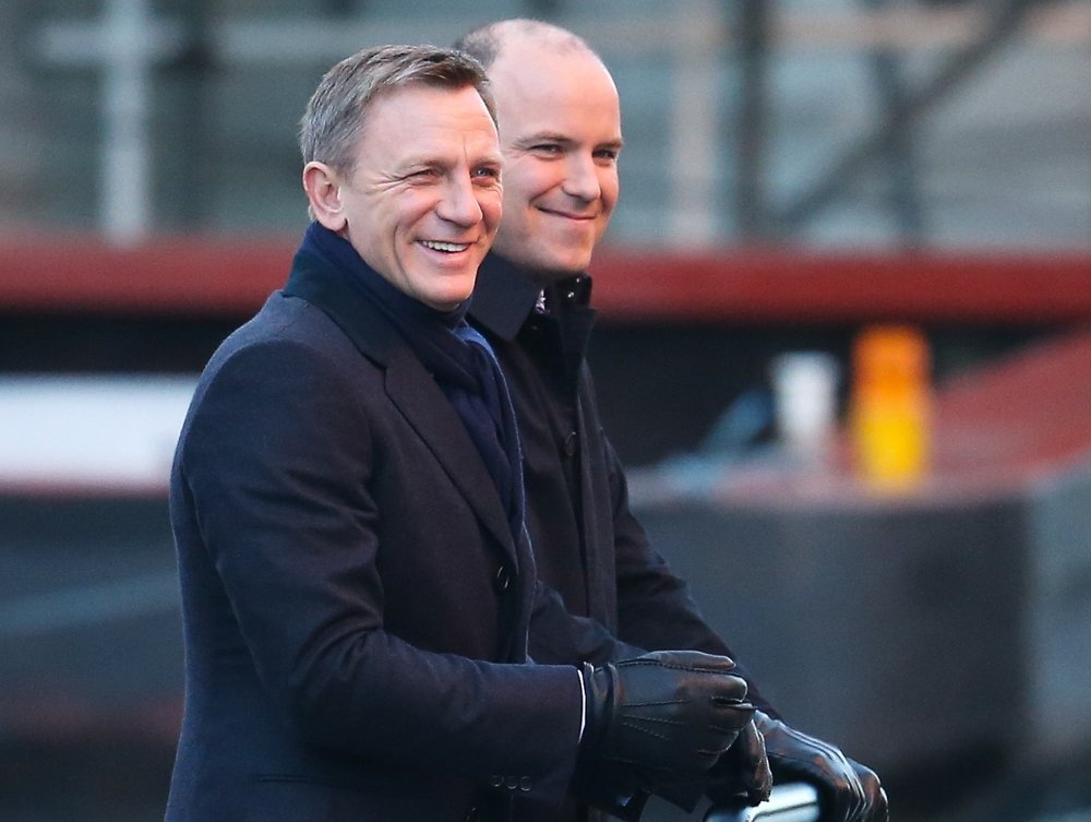 Daniel Craig;Rory Kinnear;<br>Filming of James Bond Movie Spectre
