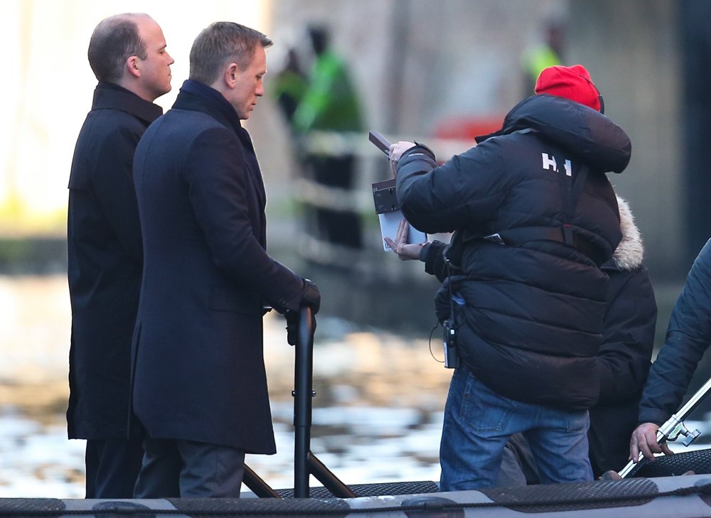 Rory Kinnear;Daniel Craig;<br>Filming of James Bond Movie Spectre